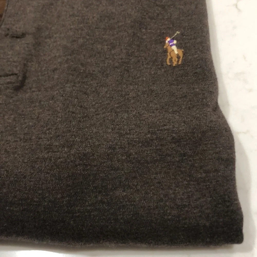 Ralph Lauren Long Sleeve Polo Shirt Men’s Size XL Brown Pima‎ Soft Classic Fit - Picture 3 of 8